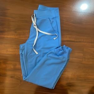 Capri Blue High Waisted Zamora 2.0 Scrub Pants
